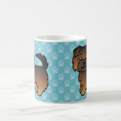 Grizzle Norfolk Terrier Kaffeetasse (Mittel)