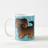 Grizzle Norfolk Terrier Kaffeetasse (Links)