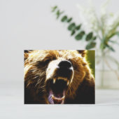 Grizzles Attack Postkarte (Stehend Vorderseite)