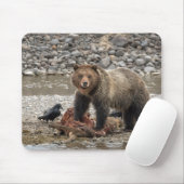 Grizzles Bären und Raven Mouse Pad Mousepad (Mit Mouse)