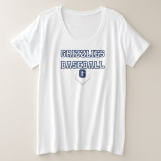 Grizzles Baseball-T-Shirt Große Größe T-Shirt