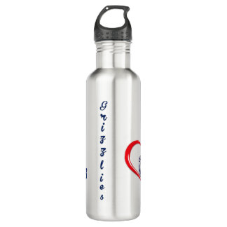 Grizzles Baseball Wasserflasche Edelstahlflasche