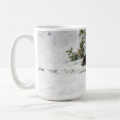 Grizzles im Schnee Kaffeetasse (Links)