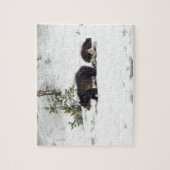 Grizzles im Schnee Puzzle (Vertikal)