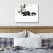 Grizzles in der schneegeätzten Leinwand (Insitu (Schlafzimmer))