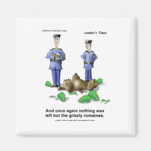 Grizzles-Romaines-Bären/Lettuce-Cartoon Geschenke  Magnet
