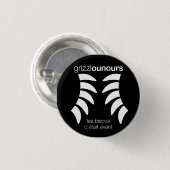 Grizzlounours Collection. Button (Vorne & Hinten)