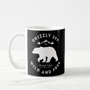 Grizzly 399 Wild Free Grand Teton Nationalpark Kaffeetasse