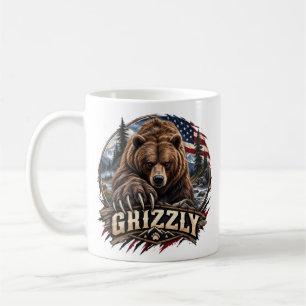 Grizzly – Amerikanische Wildnis Kaffeetasse