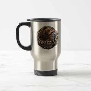 Grizzly – Amerikanische Wildnis Reisebecher