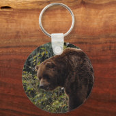Grizzly-Bär-009 Schlüsselanhänger (Vorderseite)