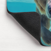 Grizzly Bär Animal Fun Natlaying Mousepad (Ecke)