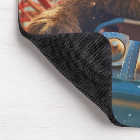 Grizzly Bär Animal Fun Roller Untersetzer Happy Ti Mousepad (Ecke)