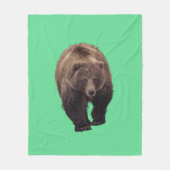 GRIZZLY BÄR DEcke (Vorderseite)