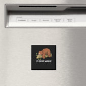 Grizzly Bär gibt Männern mein Geist Tier Grizzly Magnet (In Situ (Geschirrspüler))