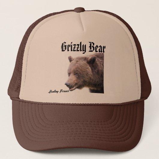 Grizzly Bar Hat Truckerkappe (Vorderseite)