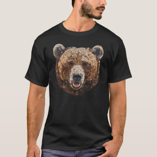 Grizzly Bar Head Mosaik T-Shirt
