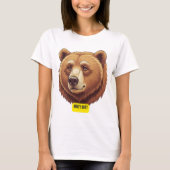 Grizzly Bär. Honigheiser T-Shirt (Vorderseite)
