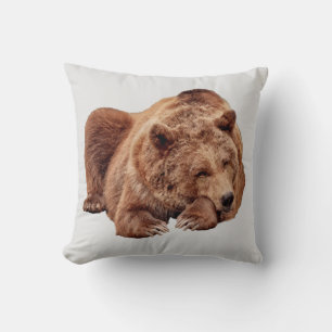 GRIZZLY BÄR KISSEN CABINDEKORATION