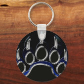 Grizzly Bar Paw Schlüsselanhänger (Vorderseite)