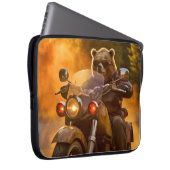 Grizzly Bär Tierfreude Reiten Laptopschutzhülle (Vorne Rechts)