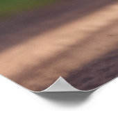 Grizzly Bär Tierfreund Radsport Rad Happy Relax Poster (Ecke)