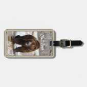 Grizzly-Bär tun nicht Touch mein Gepäckanhänger (Vorderseite horizontal)