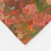 Grizzly Bären Cub in Fireweed Painting Wildlife Ar Fleecedecke (Ecke)