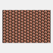 Grizzly Bären Cub in Fireweed Painting Wildlife Ar Geschenkpapier Set (Vorderseite 3)