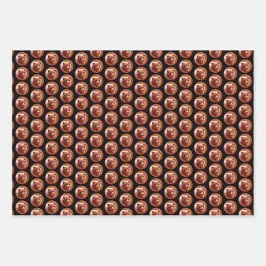 Grizzly Bären Cub in Fireweed Painting Wildlife Ar Geschenkpapier Set (Vorderseite 3)