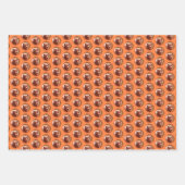 Grizzly Bären Cub in Fireweed Painting Wildlife Ar Geschenkpapier Set (Vorderseite)