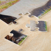 Grizzly Bären Montana. Weihnachtsgrüßen Puzzle (Seite)