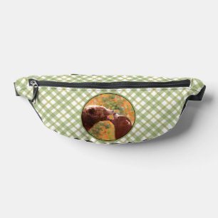 Grizzly Bärenmutter und Cub Painting Art Bauchtasche