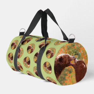 Grizzly Bärenmutter und Cub Painting Art Duffle Bag