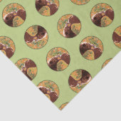 Grizzly Bärenmutter und Cub Painting Art Seidenpapier (Ausschnitt)