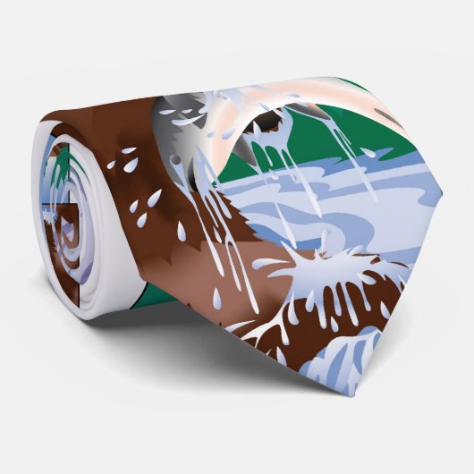 Grizzly-Bärn-Krawatte Krawatte (Gerollt)