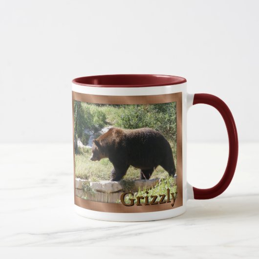 Grizzly-Bärn-Tasse Tasse (Rechts)