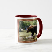 Grizzly-Bärn-Tasse Tasse (VorderseiteRechts)