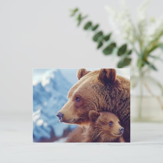 Grizzly Bear 399, GB 399 Postkarte (Stehend Vorderseite)