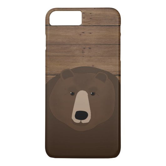 Grizzly Bear Apple iPhone 7 Plus, Case-Mate iPhone Hülle (Rückseite)
