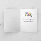 Grizzly Bear Birthday Spaß Karte (Innenseite)