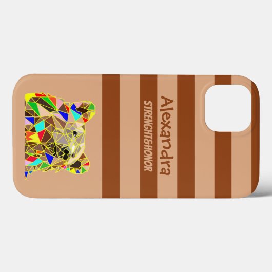 Grizzly Bear Case-Mate iPhone Case (Rückseite (Horizontal))