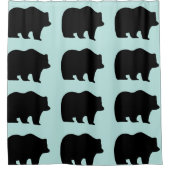 GRIZZLY BEAR Duschvorhang (Vorderseite)