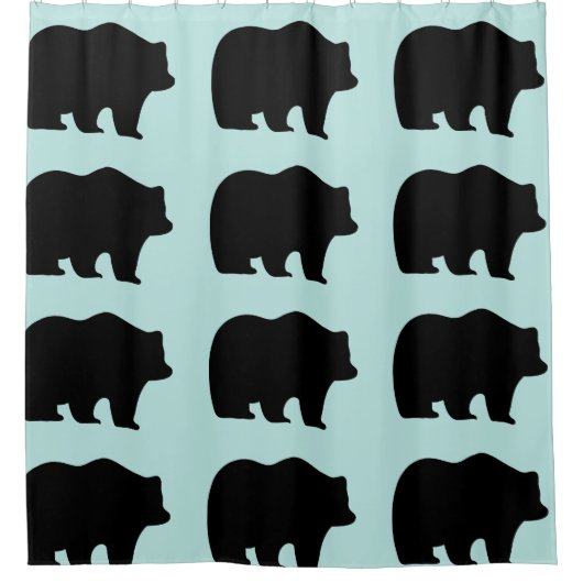 GRIZZLY BEAR Duschvorhang (Vorderseite)