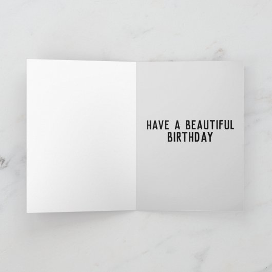 GRIZZLY BEAR FIREFLIS FANTASY BIRTHDAY CARD KARTE (Innenseite)