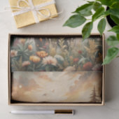 Grizzly Bear in a Forest Meadow with Flowers Seidenpapier (Geschenk)