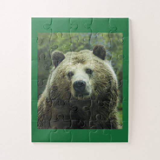 GRIZZLY BEAR JIGSAW PUZZLE (Vertikal)