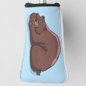 GRIZZLY BEAR LAZY BEAR PUTTER GOLF HEAD COVER HEADCOVER (Rotieren 90)
