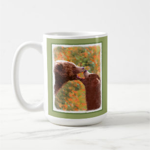 Grizzly Bear Mama and Cub Painting - Wildlife Art Kaffeetasse