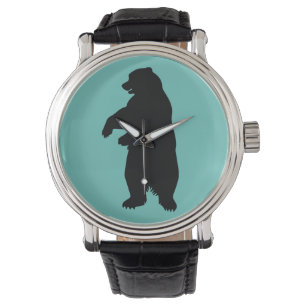 GRIZZLY BEAR MENS WRIST WATCH ARMBANDUHR